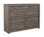 Aspenhome Modern Loft 9 Drawer Chesser in Greystone IML-455-GRY Other Items Furniture City Furniture City (CA)l