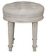 Pulaski Campbell Street Upholstered Vanity Stool in Vanilla Cream P123136 Vanity Furniture City Furniture City (CA)l