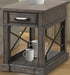 Parker House Sundance Chairside Table in Smokey Grey Furniture City
