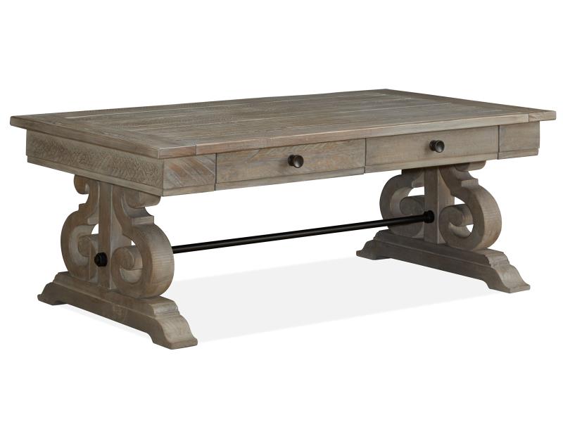 Magnussen Tinley Park Rectangular Cocktail Table in Dove Tail Grey Cocktail Table Furniture City Furniture City (CA)l