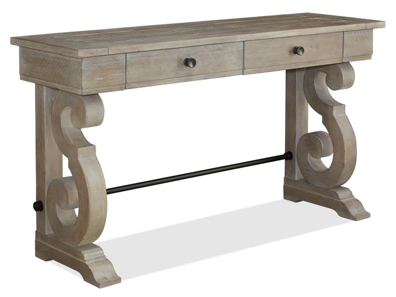 Magnussen Tinley Park Rectangular Sofa Table in Dove Tail Grey Sofa Table Furniture City Furniture City (CA)l